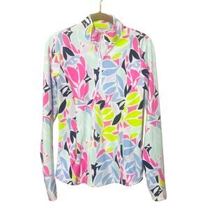 Tommy Bahama Golf pullover long sleeve half zip with thumbholes XS‎
